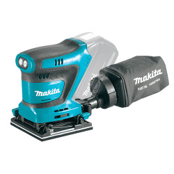 Lijadora Orbital MAKITA DBO481ZJ 18V 114x140mm + Maletin Lijadoras y Cepillos