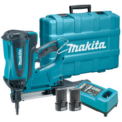 Clavadora de Gas Multimaterial MAKITA GN420CLSE 7,2V 2 Baterias 1,5Ah + Cargador + Maletin PVC Clavadoras de Batería