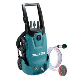 Hidrolimpiadora MAKITA HW1200 120 Bar 1800W 420L/h + Manguera Autoaspirante Hidrolimpiadoras